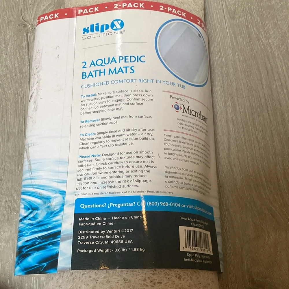 One Aqua Pedic Bath Mat new never used